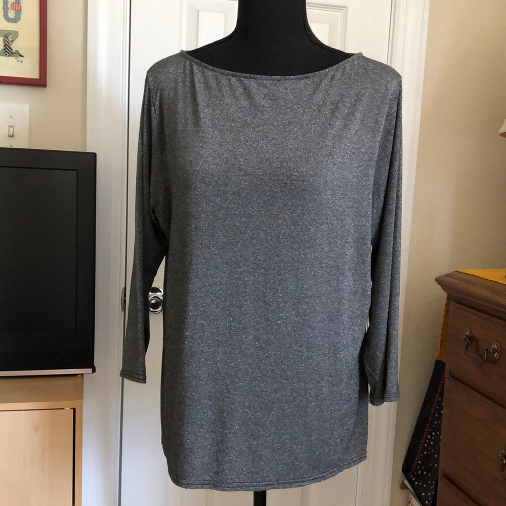 Peck and Peck shimmery holiday top